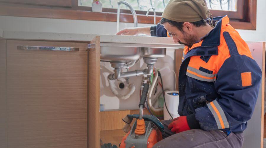 Local tankless water heater installation in English, IN